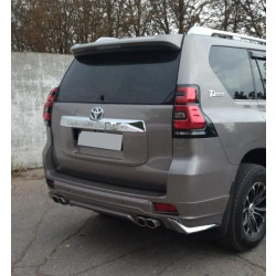 Купить Накладка на задний бампер Modelista V3-LED (2017-) Белый цвет для Toyota Land Cruiser Prado 150