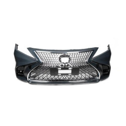 Купить Передний бампер Lexus LS style в собранном виде для Toyota Camry 2017-2023 гг