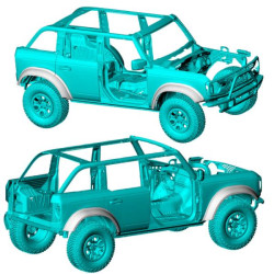 Купити Розширювачі арок (Карбон) для Ford Bronco