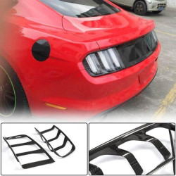 Купити Накладки на задні ліхтарі (2015-2017, Карбон) для Ford Mustang рр