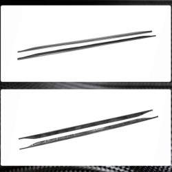 Купити Бокові пороги V1 (Карбон) для Ford Mustang 2015-2023 рр