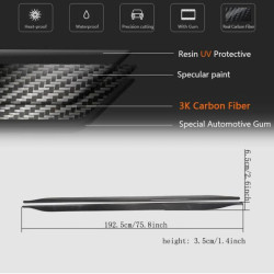 Купити Бокові пороги V1 (Карбон) для Ford Mustang 2015-2023 рр