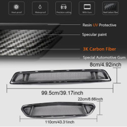 Купити Решітка радіатора (2015-2017, Карбон) для Ford Mustang рр