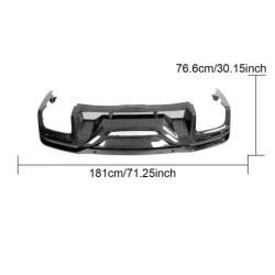 Купити Дифузор заднього бампера (Карбон) для Ford Mustang 2024- рр