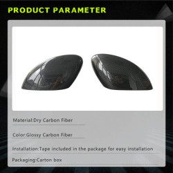 Купити Накладки на дзеркала (Карбон) для Ford Mustang E-mach