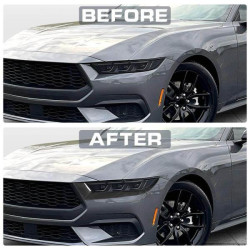 Купити Накладки на протитуманки (Карбон) для Ford Mustang 2024- рр