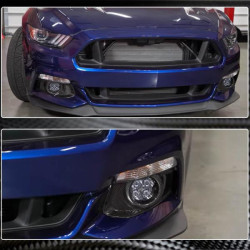 Купити Накладки на протитуманки V2 (2015-2017, Карбон) для Ford Mustang рр