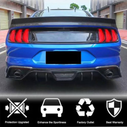 Купити Дифузор заднього бампера V2 (2015-2017, Карбон) для Ford Mustang рр