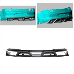 Купити Дифузор заднього бампера V2 (2018-2021, Карбон) для Ford Mustang рр