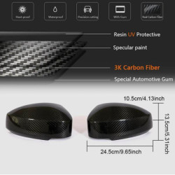 Купити Накладки на дзеркала (2003-2006, Карбон) для Nissan 350Z