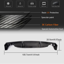 Купити Дифузор заднього бампера (2003-2009, Карбон) для Nissan 350Z