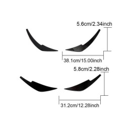 Купити Накладки на передній бампер (Карбон) для Nissan 400Z