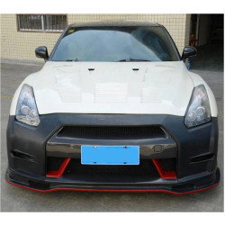 Купити Накладка на передній бампер Lip (2009-2015, Карбон) для Nissan GT-R