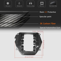 Купити Кришка двигуна (2009-2015, Карбон) для Nissan GT-R