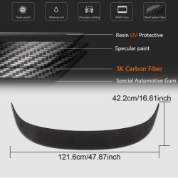 Купити Спойлер V2 (Карбон) для Toyota Camry 2017-2023 рр