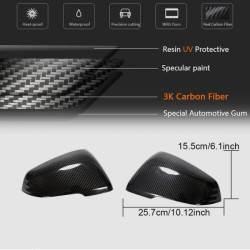 Купити Накладки дзеркала (Карбон) для Toyota Supra 2019- рр