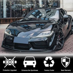 Купити Накладка на передній бампер Lip V2 (Карбон) для Toyota Supra 2019- рр