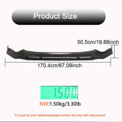 Купити Накладка на передній бампер Lip (Карбон) для Toyota GR86