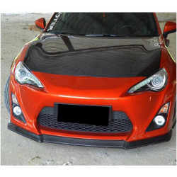 Купити Накладка на передній бампер Lip V1 (Карбон) для Toyota GT86