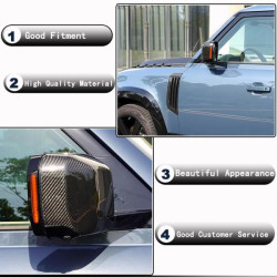 Купити Накладки на дзеркала (Карбон) для Land Rover Defender 2019- рр