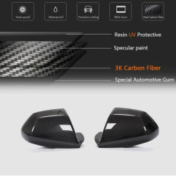 Купити Накладки на дзеркала (Карбон) для Cadillac CTS 2007-2014 рр