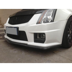 Купити Накладка на передній бампер Lip V1 (для CTS V Coupe, Карбон) для Cadillac CTS 2007-2014 рр