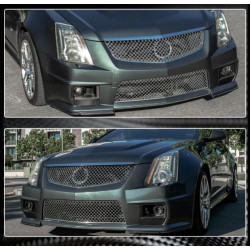 Купити Накладки на передній бампер (для CTS V Coupe, Карбон) для Cadillac CTS 2007-2014 рр