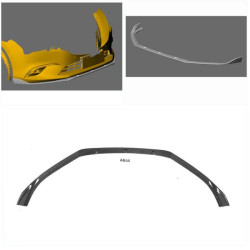 Купити Накладка на передній бампер Lip V2 (2017-2019, Карбон) для Mazda 6 рр