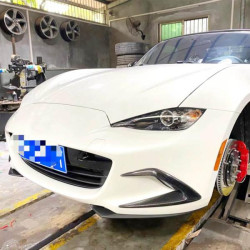 Купити Накладки на передній бампер (2022-2025, Карбон) для Mazda MX-5