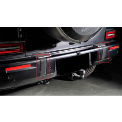 Купити Комплект накладок на передній і задній бампер (для G63 AMG, карбон) для Mercedes G сlass W465 2025- рр