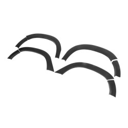 Купити Накладки на арки з молдингами (12 шт., чорні ABS) для Renault Duster 2018-2024 рр