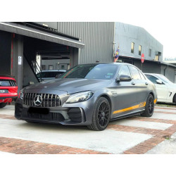 Купить Комплект обвесов с задним диффузором (дизайн Black Mamba C63GT) для Mercedes C-сlass W205 2014-2021 гг