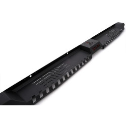 Купити Бокові пороги Dakar V2 без LED (2 шт, метал) для Volkswagen Amarok 2022- рр