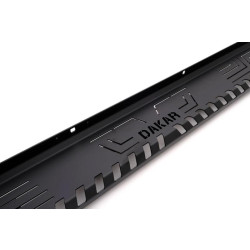 Купити Бокові пороги Dakar V1 без LED (2 шт, метал) для Volkswagen Amarok 2022- рр