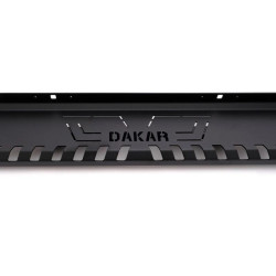 Купити Бокові пороги Dakar V1 без LED (2 шт, метал) для Volkswagen Amarok 2022- рр
