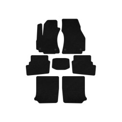 Купити Килимки текстильні Premium (3 ряди, 2003-2005, 7-ми місний, Чорний) для Opel Zafira A рр