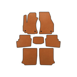 Купити Килимки EVA (3 ряди, 2003-2005, 7-ми місний, Помаранчевий) для Opel Zafira A рр