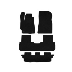 Купити Килимки текстильні Premium (3 ряди, Чорний) для Toyota Highlander 2008-2013 рр