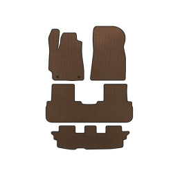 Купити Килимки EVA (3 ряди, Коричневий) для Toyota Highlander 2008-2013 рр