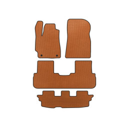 Купити Килимки EVA (3 ряди, Помаранчевий) для Toyota Highlander 2008-2013 рр