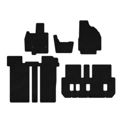 Купити Килимки текстильні Classic (3 ряди, 6-ти місний, Чорний) для Toyota Previa 2006-2019 рр