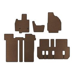 Купити Килимки EVA (3 ряди, 6-ти місний, Коричневий) для Toyota Previa 2006-2019 рр