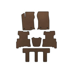 Купити Килимки EVA (3 ряди, 2014-2024, 7-ми місний, Коричневий) для Toyota 4Runner рр