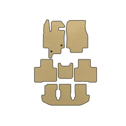 Купити Килимки EVA (3 ряди, 7-ми місний, Бежевий) для Toyota Highlander 2019- рр