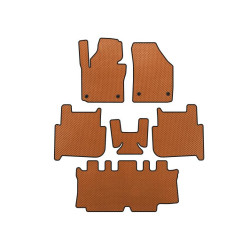 Купити Килимки EVA (3 ряди, 2006-2010, 7-ми місний, Помаранчевий) для Volkswagen Touran рр