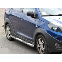 Купить Боковые трубы (2 шт., нерж.) для Chery Beat