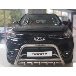 Купить Кенгурятник WT003 (нерж) для Chery Tiggo 7 2016-2019 гг