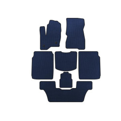 Купить Коврики EVA (3 ряда, 2013-2019, Синий) для Ford Flex