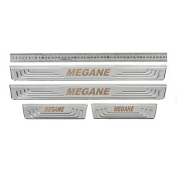Купити Накладки на пороги V-2 (4 шт., нерж) для Renault Megane IV 2016-2025 рр