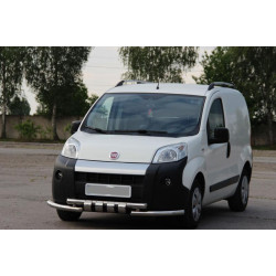 Купить Передняя защита Shark (нерж) для Fiat Fiorino/Qubo